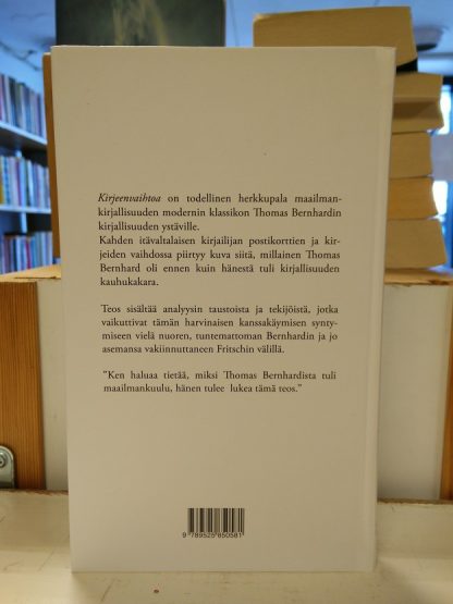 Thomas Bernhard, Gerhard Fritsch - Kirjeenvaihtoa